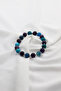 Apatite and Amethyst Natural Stone Elastic Bracelet 8mm, Gift Natural Beauties - 3