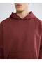 Xside Brown Kangaroo Pocket Men's Thick Hoodie W60852Z8 - 3