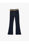 Slim Fit Flared Jean Pants - Flare Jeans - 4