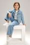 Stone Pants for Girls, Young Children - Light Blue - 3