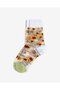 Women's Japanese Korean Style Transparent Socks with Sunflower Pattern - 3