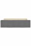 Bed Drawers 2 pcs Dark Grey Engineered Wood and Fabric - 2