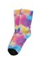 Women's Roll Top Elasticless Tie-Dye Pattern Soft Colors