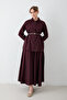 Poplin Suit with Belted Skirt 32-2603