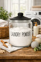 3.8 L Glass Storage Jar – Laundry Detergent and Kitchen Organizer