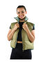 Women Olive green/sage green reversible vest down jacket - 3