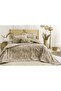 Valencia 4 Piece Double Bedspread Set Brown 240 X 260 cm 240 X 260 cm Brown