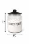 3.8 L Glass Storage Jar – Laundry Detergent and Kitchen Organizer - 6