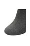 Men's Premium Stitch-Free Cotton Socks Anthracite Colored Square Pattern - 5