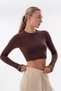 Women's Crew Neck Multi-Colored Crop Top - 6