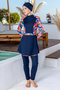 Padma Stretch Fabric Long Sleeve Hijab Swimsuit 3110 - 2