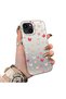 iPhone 15 Plus/14 Plus Compatible Hard Acrylic Back Silicone Edge Lens Protection Butterfly Case