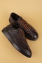 Genuine Leather Inside and Out Daily Comfortable Shoes Mals.348 Brown - 4