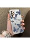 Samsung Galaxy A33 Compatible Hard Acrylic Back Silicone Edge Lens Protection Butterfly Case - 2