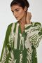 Printed Long Sleeve Viscose Modest Dress - 4