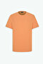 Men's Orange Slim Fit Slim Fit Cotton Crew Neck T-Shirt - 6