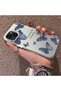 iPhone 13/14 Compatible Hard Acrylic Back Silicone Edge Lens Protection Butterfly Case - 3