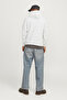 Jjecaleb Varsity Sweat Hood Noos Men's Sweat 12256521 White Melange - 4
