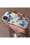 iPhone 12/12 Pro Compatible Hard Acrylic Back Silicone Edge Lens Protection Butterfly Case - 3