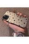 iPhone 15 Pro Max Compatible Hard Acrylic Back Silicone Edge Lens Protection Butterfly Case - 4