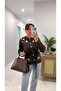 Berra Brown Embroidered Belted Cardigan - 2