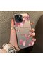 iPhone 13/14 Compatible Hard Acrylic Back Silicone Edge Lens Protection Butterfly Case - 2