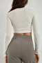 High Waist Lycra Velcro Closure Crepe Palazzo Trousers - 7