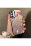 Samsung Galaxy M15 Compatible Hard Acrylic Back Silicone Edge Lens Protection Butterfly Case - 2