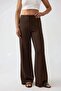 Wide Leg Textured Long Pants