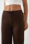 Wide Leg Textured Long Pants - 3