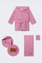 U.S. Polo Assn Baby Girl Baby Purple Bathrobe Set