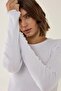 Slim Fit Crew Neck Basic Blouse - 5