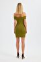 Off Shoulder Mini Body Shaping Dress - 3