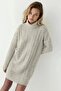 Sheet Knitted Sweater Dress