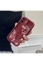 Redmi Note 13 4g Burgundy Butterfly Silicone Case Camera Protection Shock Absorption Comfortable Grip - 6