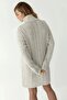 Sheet Knitted Sweater Dress - 2