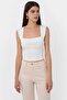Drape Square Neck Blouse - 6