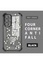 Samsung Galaxy A33 Compatible Camera Protected Transparent Soft Silicone Phone Case Flower Pattern
