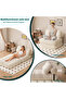 Multifunctional Foldable Sofa Bed with Ergonomic Support & Skin-Friendly Corduroy Fabric - 4