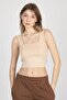 Basic Square Collar Crop Top