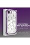 iPhone 16E Compatible Camera Protected Transparent Soft Silicone Phone Case Flower Pattern - 3