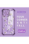 iPhone 15 Pro Compatible Camera Protected Transparent Soft Silicone Phone Case Flower Pattern