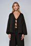 Relaxed Fit Bow Tie Detailed Top - 2