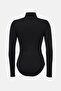 Basic High Collar Knitted Bodysuit - 2