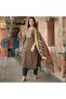 Yellow Women's Viscose Printed Kurta Pant And Dupatta Set - ALV1363 - 3