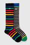 Mix Men's E_Logo Detailed Patterned 2-Piece Long Socks Set Model Code: (6Ao30704B905)
