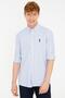 Men's Cobalt Blue Long Sleeve Shirt