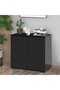 Mobilier Dormitor Comode CON 4 - Comoda, 79 cm, Neagra