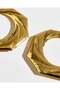 Women Gold Embellished Earrings - 3