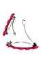 - Hülya 6683 3413 Handmade Rose Patterned Polymer Clay Set of 2 Clip-On Hair Clips / 8 cm - 6 cm - 4